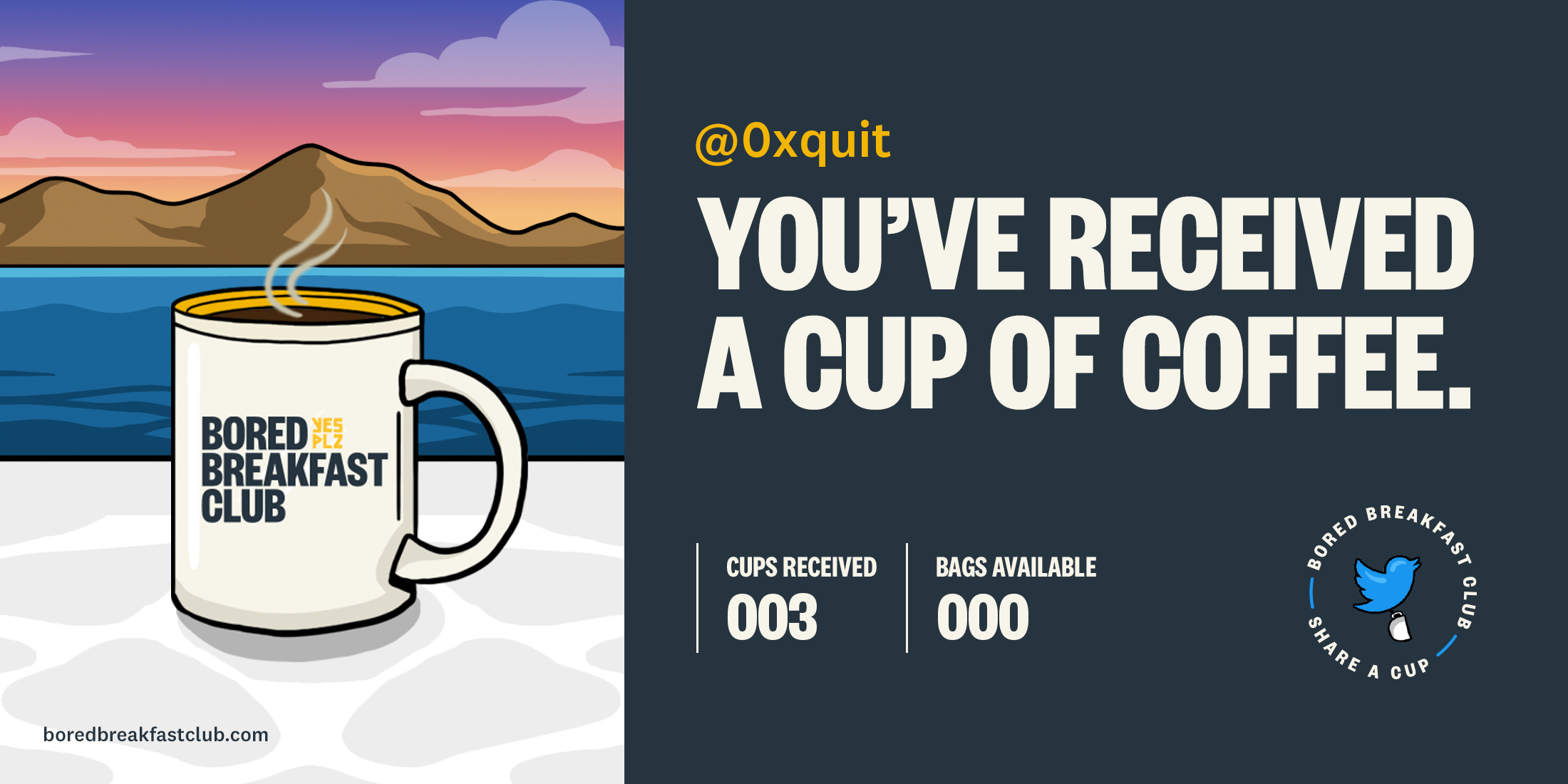 Share a cup